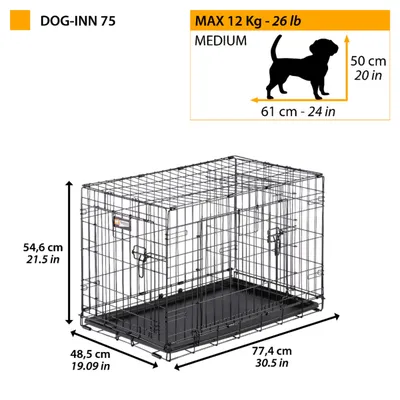 Caisse pour Chiens Panier de Transport Animaux Plusieurs dimensions