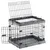 Caisse pour Chiens  Cage Chiots Animaux de Compagnie Multi-taille