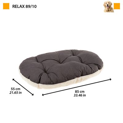 Ferplast Coussin en coton et peluche pour chiens et chats. RELAX F