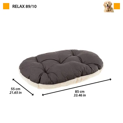 Ferplast Coussin en coton et peluche pour chiens et chats. RELAX F