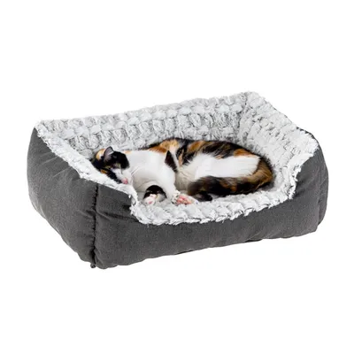 Ferplast Niche en coton et fourrure écologique pour chiens SWEETIE