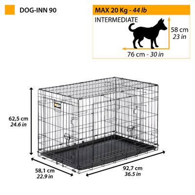 Caisse pour Chiens Panier de Transport Animaux Plusieurs dimensions