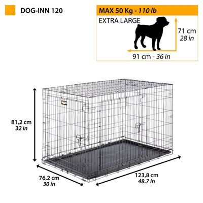 Ferplast Box pliable pour chiens en différentes mesures. DOG INN