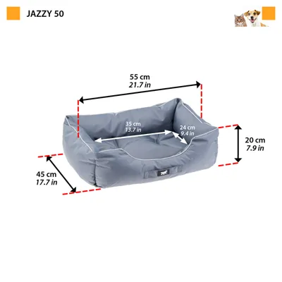 Ferplast Divan doux en tissu technique pour chiens. JAZZY