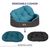 Ferplast Ferplast Lit d'intérieur pour chien et chat, en DANDY COLOURS