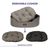 Ferplast Ferplast Lit d'intérieur pour chien et chat, en DANDY COLOURS