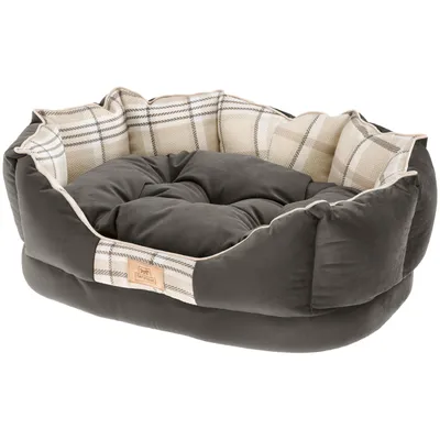 Ferplast Petit divan en tissu pour chiens et chats avec CHARLES Ferplast Petit divan en tissu pour chiens et chats avec CHARLES