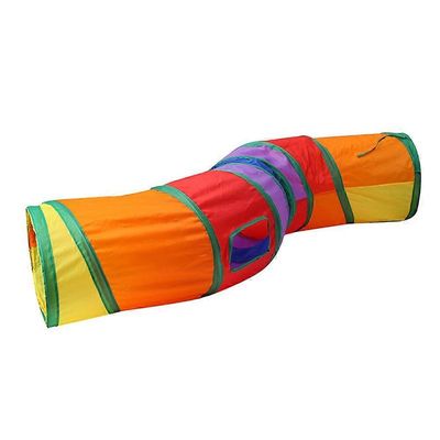 MCBOSON Tunnel arc-en-ciel pour chat