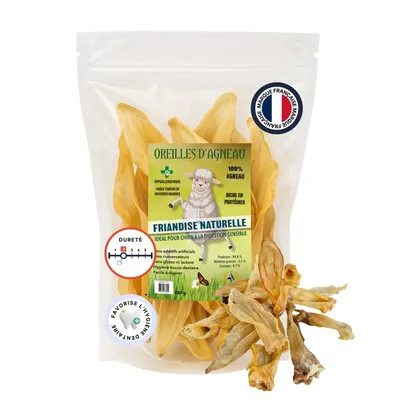 France Croquettes - Friandise - Oreilles d'agneau hypoallergéniques