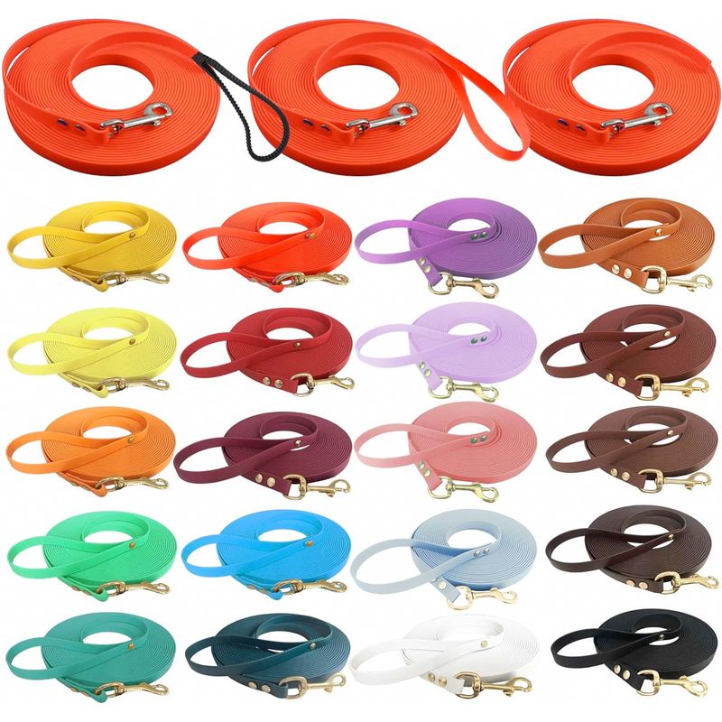 bio-leine Biothane laisse 10m sans dragonne pour chiens maxi 25kg