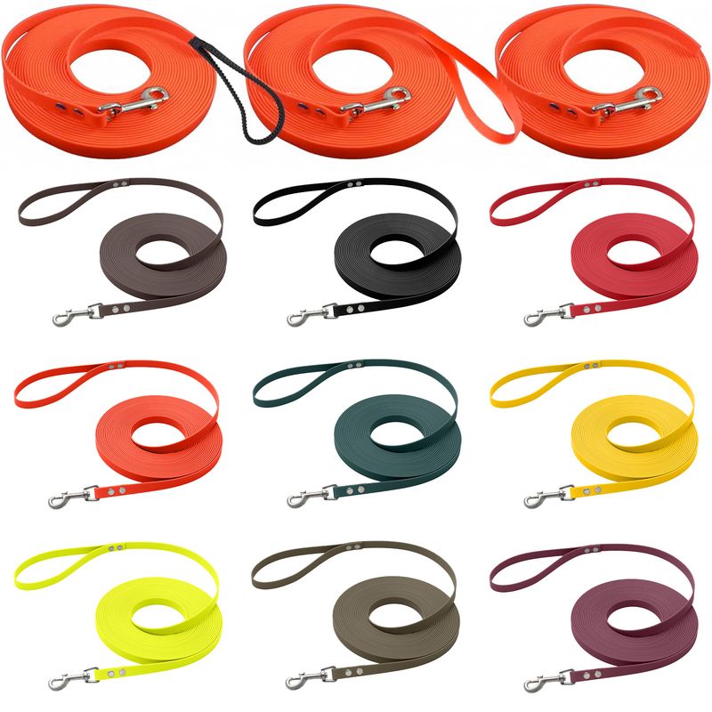 bio-leine Biothane laisse 12m avec dragonne pour les chiens > 35kg