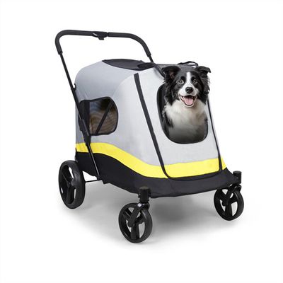 Caisse de Transport pour Chien avec Maille   Poussette Pliable