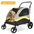 BINGOPAW Poussette Chien Pliable Chariot  avec séparateur amovible