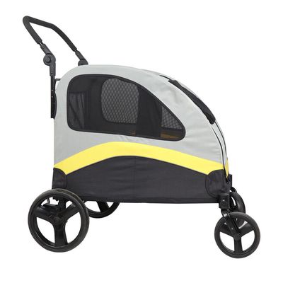 BINGOPAW Poussette Chien Pliable Chariot  avec séparateur amovible