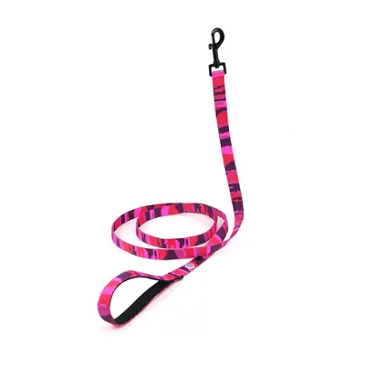 Barkalot Laisse pour chien camouflage rose
