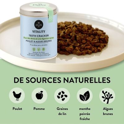 PUJA Vitality Teeth friandises pour chiens pour des dents saines