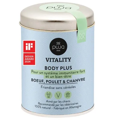 PUJA Body Treats des friandises au chanvre pour des chiens en bonne santé