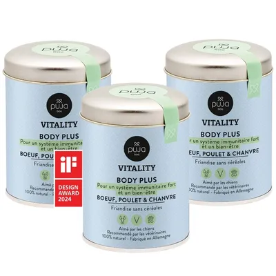 PUJA Body Treats des friandises au chanvre pour des chiens en bonne santé