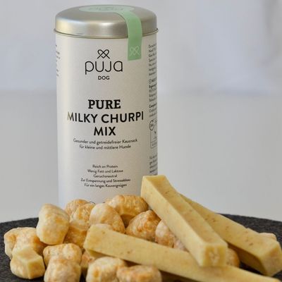 PUJA Churpi mélange de fromage à mâcher sans céréales pour chiens moyens