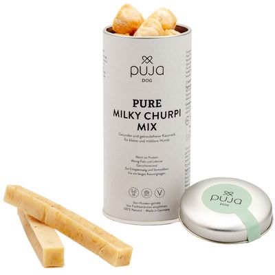 PUJA Churpi mélange de fromage à mâcher sans céréales pour chiens moyens