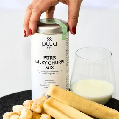 PUJA Churpi mélange de fromage à mâcher sans céréales pour chiens grande