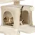 Arbre à Chat Avec 2 Niches Multi-niveaux Hauteur 137cm Idéal Pour 3-4 Chats