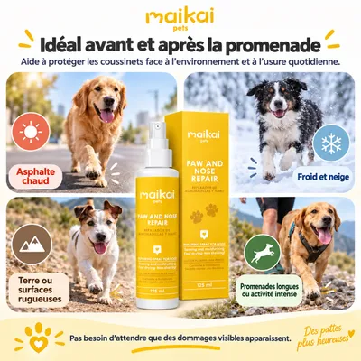 MAIKAI Baume Coussinet Chien en Spray - Protection Coussinet MAIKAI Baume Coussinet Chien en Spray - Protection Coussinet