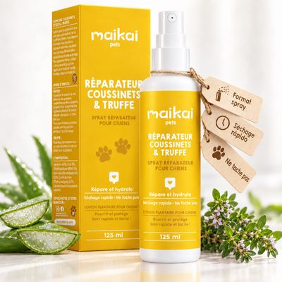 MAIKAI Baume Coussinet Chien en Spray - Protection Coussinet