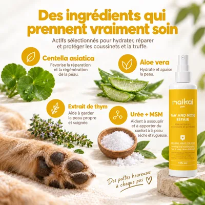 MAIKAI Baume Coussinet Chien en Spray - Protection Coussinet MAIKAI Baume Coussinet Chien en Spray - Protection Coussinet
