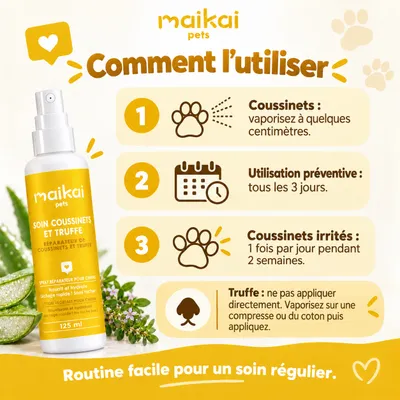 MAIKAI Baume Coussinet Chien en Spray - Protection Coussinet MAIKAI Baume Coussinet Chien en Spray - Protection Coussinet