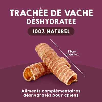 MAIKAI Trachées de Bœuf Séchées Lot 3x2 units - Friandises 100% Naturelles MAIKAI Trachées de Bœuf Séchées Lot 3x2 units - Friandises 100% Naturelles