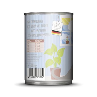 MjAMjAM - Poulet Blanchi aux moules et brocolis en Sauce 6 x 380g