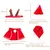 Yutdeng Robe Noel Chat 4 Capes de Noel pour Animal Chapeau de Noel Echarpe