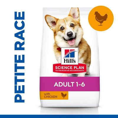 HILL'S - Hundekroketten Wissenschaftsplan Erwachsene kleine und Mini-Hühne
