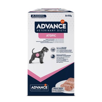Advance Veterinary Diets Atopic Nourriture Humide pour Chiens: Multipack 8