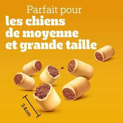 PEDIGREE Markies Mini – Biscuits Fourrés pour Petit Chien