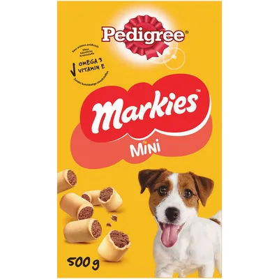 PEDIGREE Markies Mini – Biscuits Fourrés pour Petit Chien