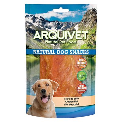 Arquivet Filets de Poulet 350 g - Snacks 100% naturels pour Chiens - Chuche
