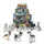 Dominator Dogs, Lot de 4 sachets avec différents sujets - 3D Collection Chi