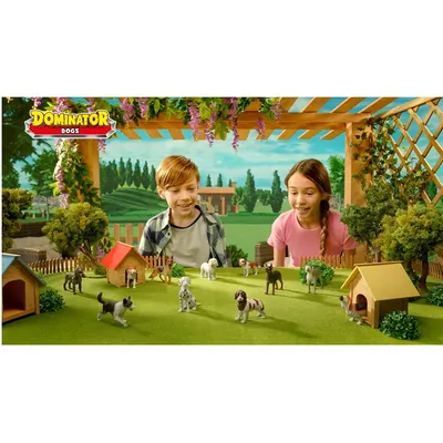 Dominator Dogs, Lot de 4 sachets avec différents sujets - 3D Collection Chi