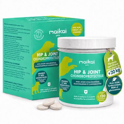MAIKAI Comprimés Anti Arthrose Chiens de Grande Taille