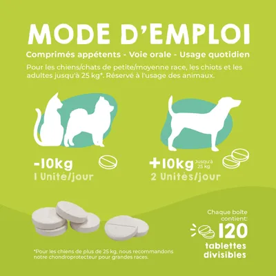 MAIKAI Comprimés Anti Arthrose Chat et Chien Petite et Moyenne Taille