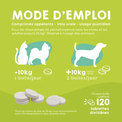 MAIKAI Comprimés Anti Arthrose Chat et Chien Petite et Moyenne Taille