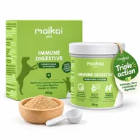 MAIKAI Probiotique naturel Chien et Chat - Système Immunitaire et Diarrhée
