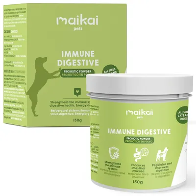 MAIKAI Probiotique naturel Chien et Chat - Système Immunitaire et Diarrhée MAIKAI Probiotique naturel Chien et Chat - Système Immunitaire et Diarrhée