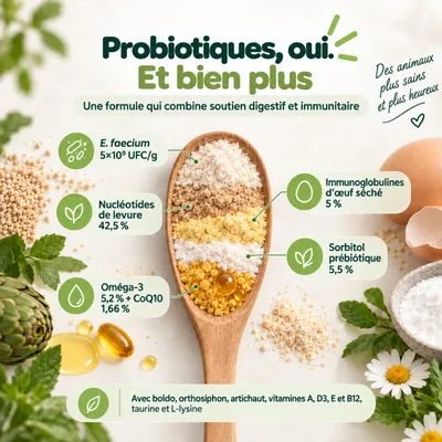 MAIKAI Probiotique naturel Chien et Chat - Système Immunitaire et Diarrhée MAIKAI Probiotique naturel Chien et Chat - Système Immunitaire et Diarrhée