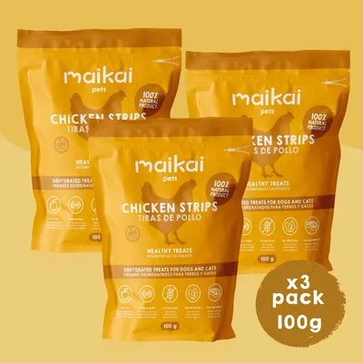 Lot 3 x 100g Poulet Séché - Friandises Chien 100% Naturelles Lot 3 x 100g Poulet Séché - Friandises Chien 100% Naturelles