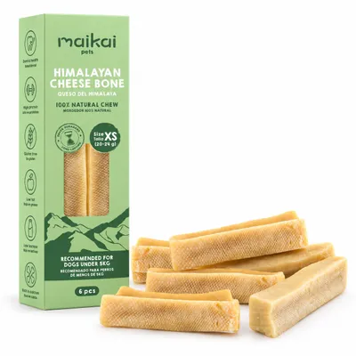 MAIKAI Bâtonnets a Macher au Fromage pour Chien de l´Himalaya