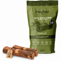 MAIKAI Bois Olivier Chien 100% Naturel - Bâton Mastication Chien