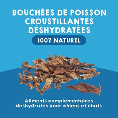 MAIKAI Pack 3x125g. Bouchées croustillantes de poisson. 100% naturel